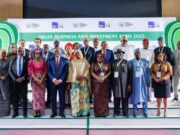 Private Sector Plays Critical Role In Nations’ Transformation – Elumelu …Chairman, United Bank for Africa (UBA) Plc. and Heirs Holdings, Tony O. Elumelu CFR; Minister of State for FCT, Dr Mariya Mahmoud and Convener and Host/ Group Managing Director (GMD) of Abuja Investments Company Limited (AICL), Ambassador Dr. Maureen Tamuno, flanked by dignitaries at the Abuja Business & Investment Summit & Expo 2025, held at the Bola Ahmed Tinubu International Conference Centre Abuja on Wednesday…