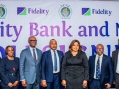 Boost For MSME Financing: All Set For Fidelity Bank To Disburse NCGC ₦5bn Credit Guarantee Facility L-R: Executive Director, South Directorate, Fidelity Bank Plc, Pamela Shodipo; Executive Director, Lagos & South West, Fidelity Bank, Dr. Ken Opara; Executive Director, Strategy and Operations, National Credit Guarantee Company Limited (NCGC), Mrs. Tinuola Aigwedo; Executive Director/Chief Risk Officer, Fidelity Bank Plc, Kevin Ugwuoke; MD/CEO, NCGC, Mr. Bonaventure Okhaimo; Managing Director/Chief Executive Officer, Fidelity Bank Plc, Dr. Nneka Onyeali-Ikpe; Executive Director/Chief Operations and Information Officer, Fidelity Bank Plc, Stanley Amuchie; and Executive Director, Risk Management, NCGC, Prof Ezekiel Oseni, during the Memorandum of Understanding (MoU) Signing Ceremony between Fidelity Bank and NCGC in Lagos…