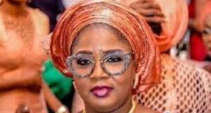 Iyaloja-General At Oba Of Benin’s Palace By Festus Adedayo Folasade Tinubu-Ojo