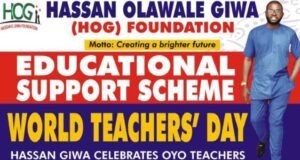 Hassan Giwa Joins Others To Celebrate World Teachers’ Day