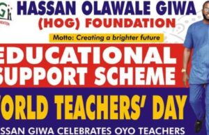 Hassan Giwa Joins Others To Celebrate World Teachers’ Day