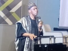 Lai Mohammed Speaks About How He Helped Tinubu Win 2023 Election Alhaji Lai Mohammed...delivering his address...