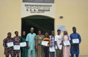 Federal College of Agriculture, Ibadan Certifies New Entrepreneurs Federal College of Agriculture Ibadan