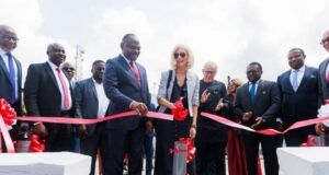 Clean Energy: UBA, Renewvia Deploy Solar Systems Across 25 Branches L-R: Executive Director, Payments Heirs Holdings, Chidi Okpala; CEO Incremental Energy Solutions, Oladipo Omodara; Group Deputy Managing Director, United Bank for Africa (UBA) Plc ; Counsellor, Business and Trade, Norwegian Ministry of Foreign Affairs; Solveig Andresen; CEO, Empower New Energy, Terje Osmundsen; Climate Fund Managers Investment Committee, Akintoye Ogboye; Business Development Manager, Empower New Energy, Michael Iwu, during the official Ribbon Cutting ceremony to unveil renewable energy solutions across 25 UBA branches in five Nigerian states held at the UBA Oba Akran 2 branch, Ikeja-Lagos Nigeria on Wednesday…