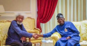 Renaming National Theatre Befitting Honour For Prof Soyinka – Tinubu Professor Wole Soyinka, left, with President Bola Tinubu...