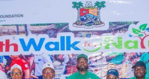 Promotion Of Responsible Waste Management: Fidelity Bank Partners, Lagos State, NCF L-R: Area Manager, Policy, Government and Public Affairs (PGPA), Field Operations, Chevron Nigeria Limited, Mr. Rilwanu Momodu; Chairman, Nigerian Conservation Foundation (NCF) National Executive Council, Hon. Justice R. I. B. Adebiyi; Special Adviser on Environment to the Lagos State Governor, Engr. Olakunle Rotimi-Akodu; Head, Brand Management, Fidelity Bank Plc, Mrs. Cynthia Ogbonna; and Chairman, House Committee on Environment, Hon. Olarenwaju Affinni; at the 19th edition of the NCF environmental advocacy program, tagged Walk for Nature in Lagos, recently…