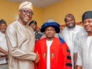 You Have Done Well In Academics By Bagging A Ph.D, Makinde Tells Hon Abiodun Babalola Oyo's Governor Seyi Makinde, left, with Dr Biodun Babalola and others...