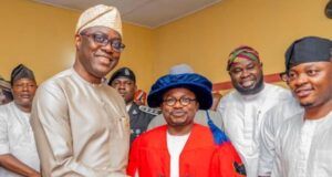 You Have Done Well In Academics By Bagging A Ph.D, Makinde Tells Hon Abiodun Babalola Oyo's Governor Seyi Makinde, left, with Dr Biodun Babalola and others...