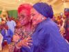 Tinubu, Amosun, Ajibola Basiru, Florence Ajimobi, Sunmonu, Others Celebrate Lam Adesina At 2nd Memorial Lecture Alhaja Sarat Adesina, left, with Chief Mrs Florence Ajimobi...at the event...