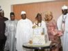 Makinde Joins Others To Celebrate 80th Birthday With Bode George Oyo's Governor Seyi Makinde, left, with others at the event...