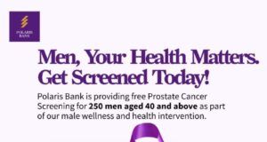 Int’l Men’s Day: Polaris Bank Offers Free Prostate Cancer Screening To 250 In Partnership With Men’s Clinic