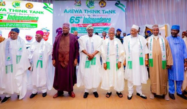 Sanwo Olu and others Governor Babajide Sanwo-Olu at the Arewa event with others...