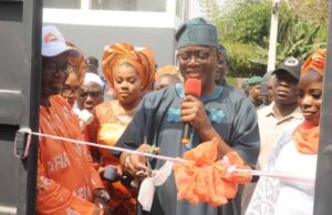 Makinde Hails Adanla As He Commissions Afia Court, Afia Apartment Oyo's Gov Seyi Makinde at the event...