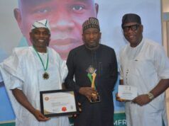 UCMS Implementation: Fidelity Bank Receives Customs Service Award for Pioneering Role L – R: Head, Central Collections Unit, Olaide Adeyemo; Executive Director -FCT & North, Sufiyanu Garba; and Regional Bank Head, Abuja 3 Regional Bank, Martin Ayodele (all of Fidelity Bank Plc); at the Comptroller General of Customs Award Night 2025 in Abuja where Fidelity Bank PLC was recognized as the first bank to successfully process Customs Duty and the Pre-Arrival Assessment Report (PAAR) on the Unified Customs Management System (UCMS) recently...