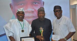 UCMS Implementation: Fidelity Bank Receives Customs Service Award for Pioneering Role L – R: Head, Central Collections Unit, Olaide Adeyemo; Executive Director -FCT & North, Sufiyanu Garba; and Regional Bank Head, Abuja 3 Regional Bank, Martin Ayodele (all of Fidelity Bank Plc); at the Comptroller General of Customs Award Night 2025 in Abuja where Fidelity Bank PLC was recognized as the first bank to successfully process Customs Duty and the Pre-Arrival Assessment Report (PAAR) on the Unified Customs Management System (UCMS) recently...