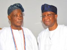 Use Your Wealth Of Experience To Lead Unity Of Southwest Traditional Rulers, Olanipekun Urges Ladoja Wole Olanipekun, SAN, right, with Oba Rashidi Ladoja...