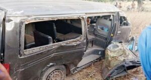 How Road Mishap Claimed Seven Journalists’ Lives In Gombe ...the ill-fated bus...