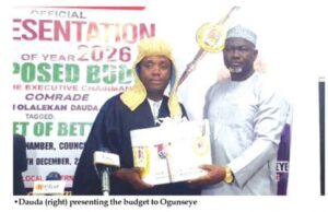 Ikeja Local Govt Boss Presents ₦13.9b Budget