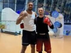After Demise Of Friends In Crash, Joshua Returns To Gym Anthony Joshua
