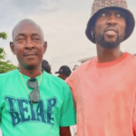 Wilfred Ndidi right with late Dad Sunday Ndidi