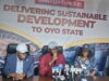 Oyo@50: Bola Ige, Lam, Akala, Ajimobi, 13 Other Past Governors Listed For Honour Hon. Saheed Akinade‑Fijabi...addressing the media...
