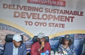 Oyo@50: Bola Ige, Lam, Akala, Ajimobi, 13 Other Past Governors Listed For Honour Hon. Saheed Akinade‑Fijabi...addressing the media...