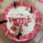 the ParrotXtra Hour on Radio anniversary cake