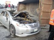 Truck Crushes Car In Lagos, Kills Man, Injures Wife