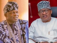 Opulence Creation Boss Celebrates Oloye Adegoke on His Birthday Mogaji Akande Azeez Bashiru, left, and Chief Adegboyega Taofeek...