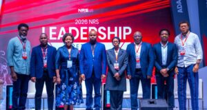 After Surpassing 2025 Expectations, Our 2026 Revenue Target Is ₦40.7 Trillion – NRS L-R: Chief of Staff to the Chairman, Nigeria Revenue Service (NRS), Mr Tayo Koleosho; Executive Director, Policy and Compliance, Mr Shettima Tamadi; Executive Director, Medium and Emerging Taxpayers, Mrs Bolaji Akintola, Chairman, NRS, Zacch Adedeji; Executive Director, Government and Large Taxpayers, Ms Amina Ado Kurawa; Executive Director, Finance and Corporate Services, Muhammad Lawal; Executive Director, People, Stakeholders and Communication, Obinna Ihedioha; Executive Director, Technology, Mr Iniabasi Akpan…