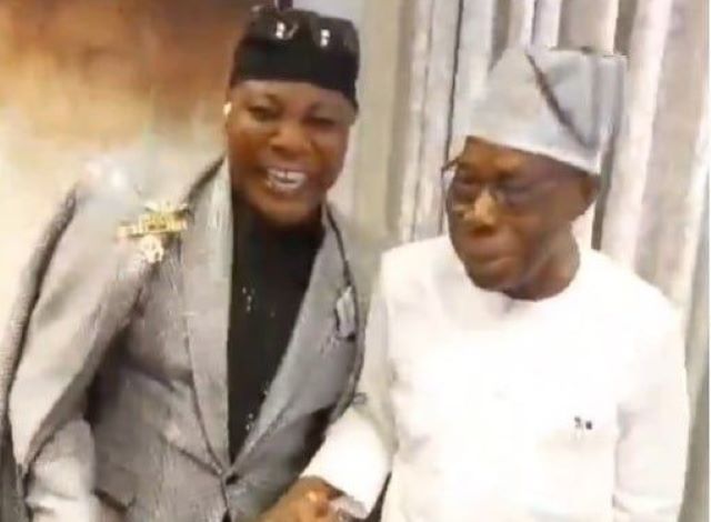 Obasanjo with Charly Boy