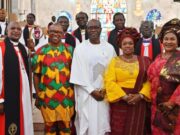 We’ll Continue To Govern Our People With God’s Guidance – Makinde Engineer 'Seyi Makinde and others after the church service on Sunday...