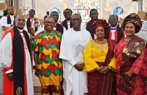 We’ll Continue To Govern Our People With God’s Guidance – Makinde Engineer 'Seyi Makinde and others after the church service on Sunday...