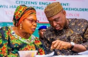 In Defence Of Oyebanji-Afuye Combo In Ekiti By Segun Dipe Governor Biodun Oyebanji, right, with his deputy, Chief (Mrs) Monisade Afuye...