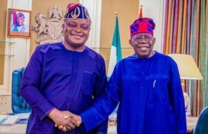 Renewed Hope Agenda Fast Transforming Nigeria, Obasa Hails Tinubu@74 Rt Hon Mudashiru Obasa, left, with President Bola Tinubu...