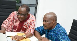 Our Next Plan Is To Boost Food Production In Southwest Rural Communities – SWDC FTID Executive Director Prof. Banji Oyelaran-Oyeyinka, left, with SWDC Executive Director (Commercial and Environmental Development) Alhaji Fatai Ibikunle...