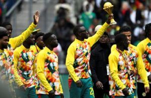 Senegal Parade AFCON Trophy In Paris Despite Title Reversal