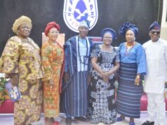 Work Diligently To Guarantee Restful Retirement, Oyo TESCOM Boss Urges Workers R-L: Dr Olatunji Oladunni, Mrs Akioye, TESCOM Boss, Mrs Oladipo, Pastor Akioye and others...