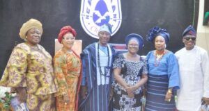 Work Diligently To Guarantee Restful Retirement, Oyo TESCOM Boss Urges Workers R-L: Dr Olatunji Oladunni, Mrs Akioye, TESCOM Boss, Mrs Oladipo, Pastor Akioye and others...