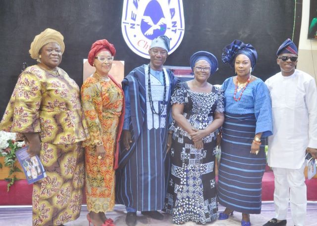 TESCOM Boss R-L: Dr Olatunji Oladunni, Mrs Akioye, TESCOM Boss, Mrs Oladipo, Pastor Akioye and others...
