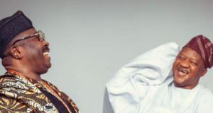 Barr. Akeem Agbaje Joins Others To Celebrate As Sharafadeen Alli Marks Birthday Sen Sharafadeen Alli, left, with Barrister Akeem Agbaje...