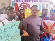 NBF/NBBofC Crisis: Nigerian Pro-Boxers Stage Protest, Call On Wale Edun, Shehu Dikko To Intervene