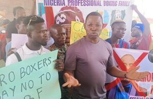 NBF/NBBofC Crisis: Nigerian Pro-Boxers Stage Protest, Call On Wale Edun, Shehu Dikko To Intervene