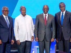 Airline Operators: Dangote Refinery Supplies 95% Of Nigeria’s Jet A1 L-R: President/CE, Dangote Industries Limited, Aliko Dangote; President of Uganda, H.E. Yoweri Museveni; President of Kenya, H.E. William Ruto, and CEO of the Africa Finance Corporation, Samaila Zubairu, at The Africa We Build Summit in Nairobi, Kenya, on Thursday…
