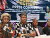 2026 World Egungun Festival: Oyo Govt Targets Over 18,000 Participants, Reaffirms Commitment To Cultural Promotion Panel of five people at a press conference for a cultural festival, microphones on the table and a banner behind them.