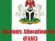 FG, States, LGs Share N2.036trn March Revenue Logo of the Federal Accounts Allocation Committee (FAAC) featuring a green background with the Nigerian coat of arms and the text 'Federal Accounts Allocation Committee (FAAC)'.