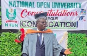 Actor Amusan ’Mr Latin’ Bags BSc Degree From NOUN