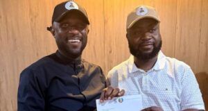 City Boy Movement Appoints Onireti As Oyo State’s Director-General Hon Olufemi Onireti...receiving his letter of appointment...