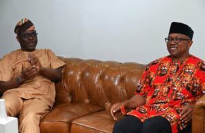 Peter Obi Visits Ibadan Again, Now In Closed-Door Meeting With Makinde Dr Peter Obi, left, with Engineer Seyi Makinde...