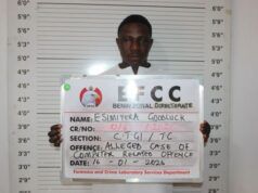 EFCC Secures Jail Term For Man For Recruiting Boys Into ‘Yahoo School’ Goodluck Ejimiyare...sentenced...